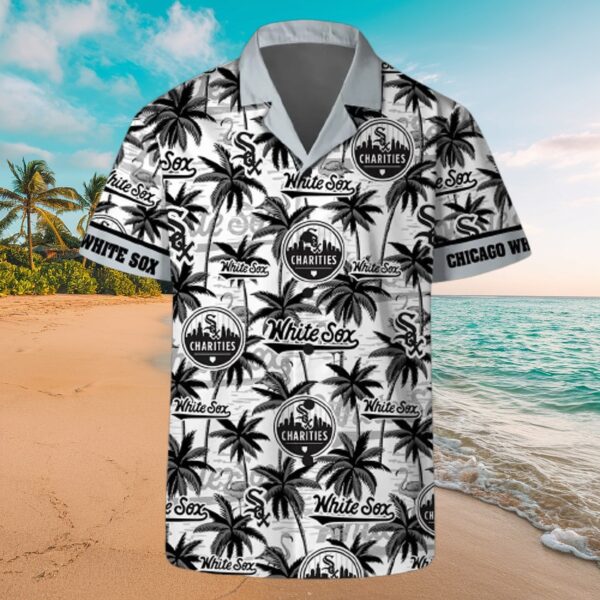 White Sox Palm Tree Aloha Shirt - Chicago MLB Gear - Image 3
