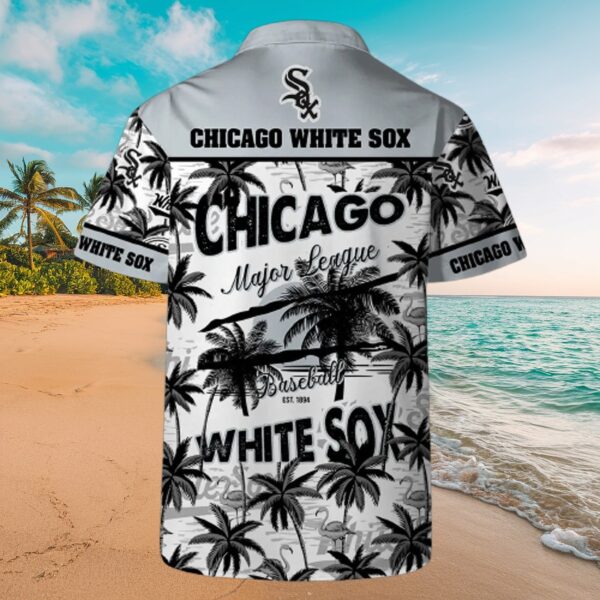 White Sox Palm Tree Aloha Shirt - Chicago MLB Gear - Image 4